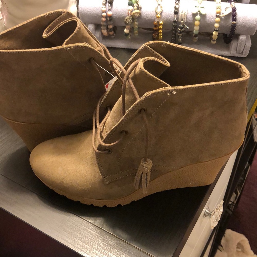 Faux Suede Booties